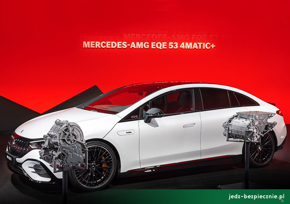 Premiera tygodnia - Mercedes-AMG EQE - przekrój, dwa silniki elektryczne, 53 4Matic+